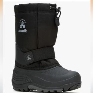 Kamik Black Snow Boots kids size 3